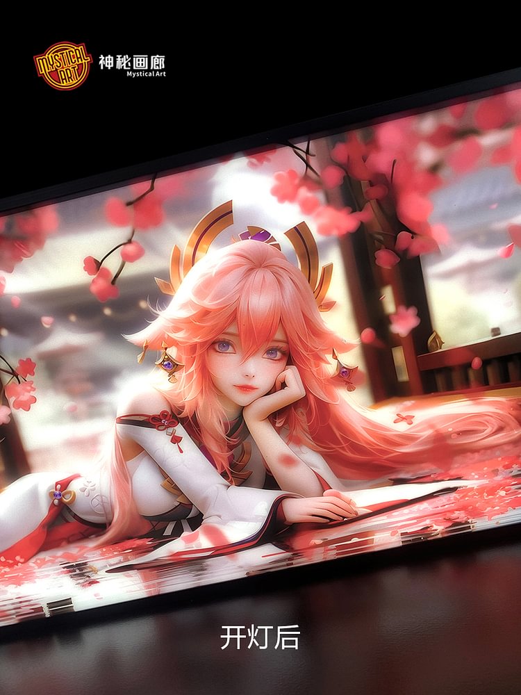 Genshin Impact - Decorative Painting of Yae Miko Scene，Mystical Art Studio -KWII-GK