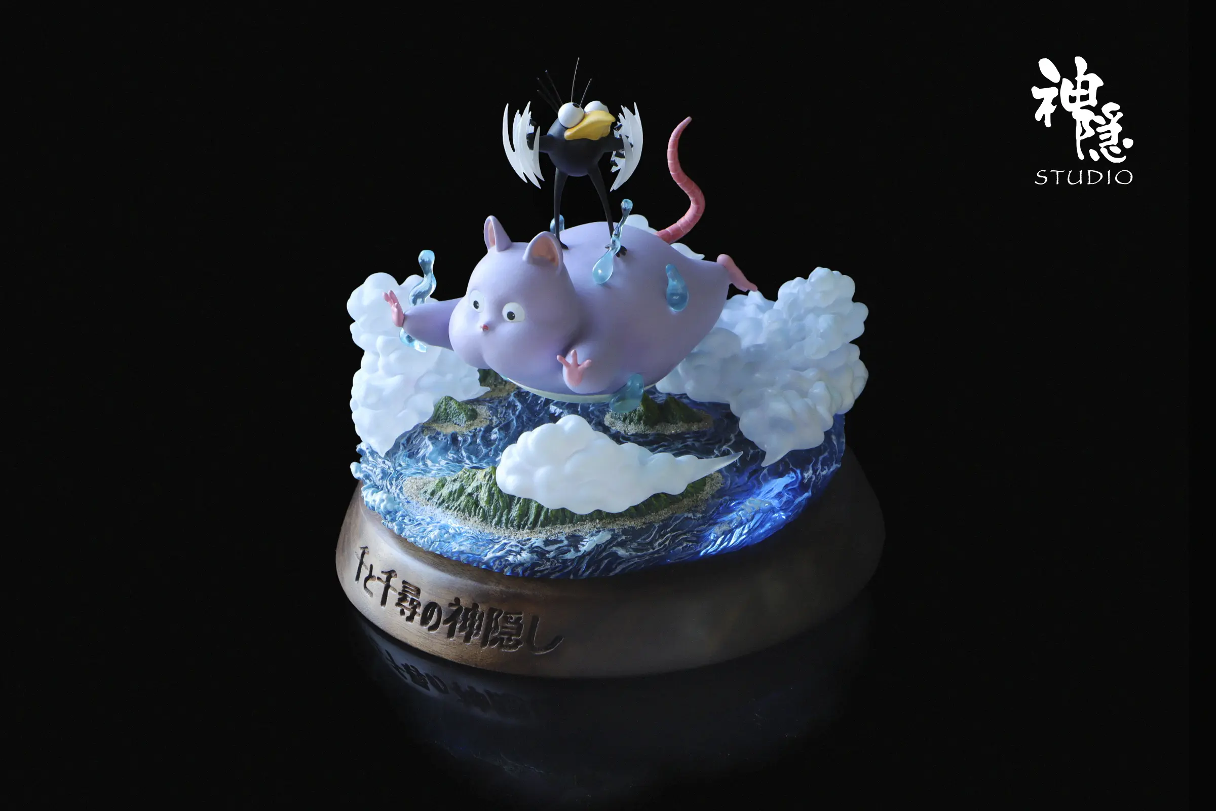 Shen Yin Studio - Spirited Away Spirited Away Encounter Series Totoro Floating Journey in the Clouds Statue(GK)
