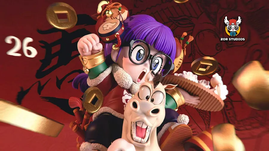 ZOR Studio - Arale The Year of the Horse limited Statue