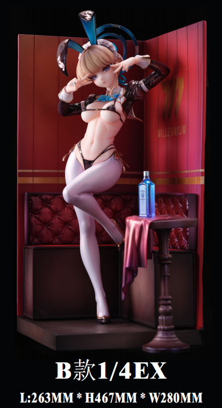 Blue Archive Asuma Toki Bunny Girl Statue(GK) -Genius Bee Studio