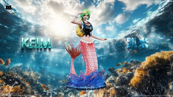 Black Studio - One piece - POP Scale Keim and Pappug Statue(GK)