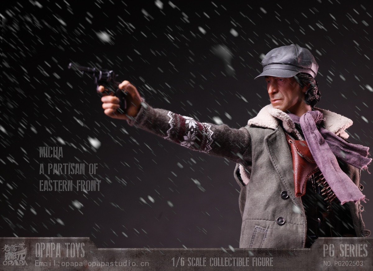 Call of Duty 1/6 Misha Petrov Partisan of Eastern Front PG202503 Ruins PG202506 Statue(GK)-OPAPA TOYS -KWII-GK