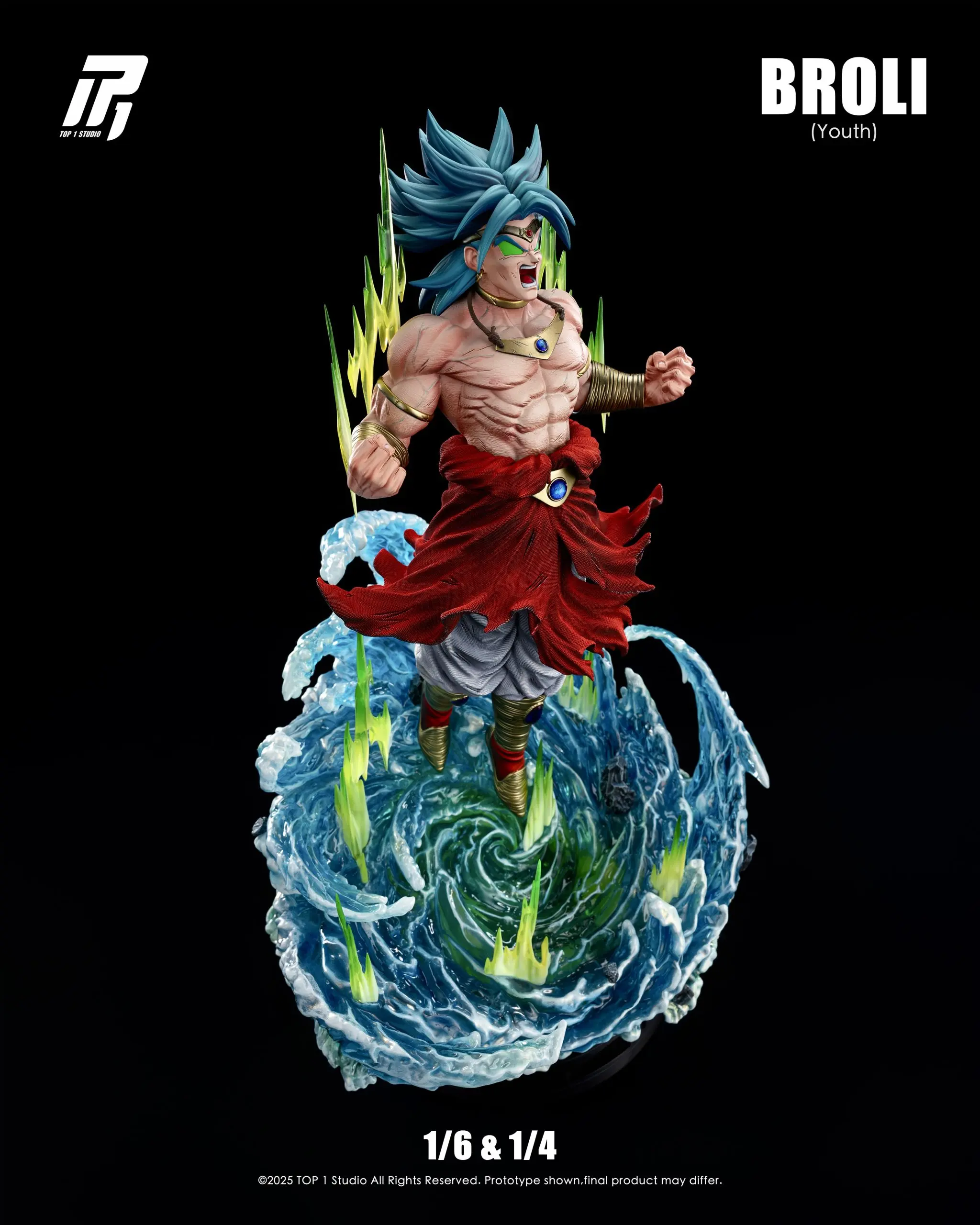 TOP 1 Studio -  Dragon Ball 1/6 & 1/4 Broly Limited Edition Statue