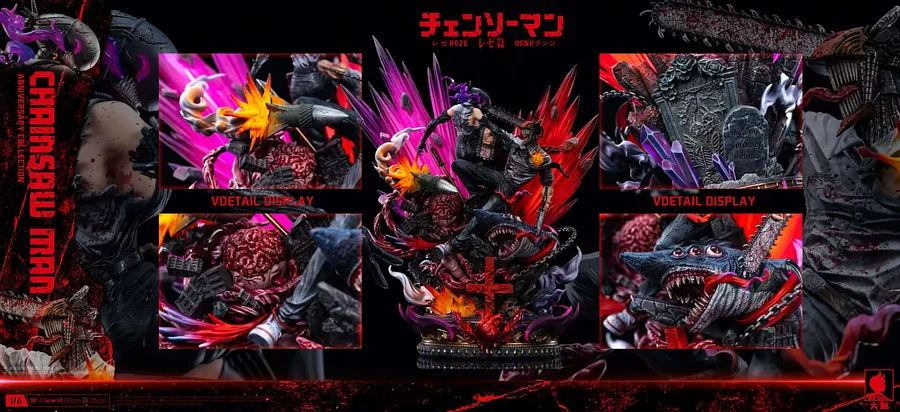 Big Feeler Studio - Denji X Reze Chainsaw Man Statue