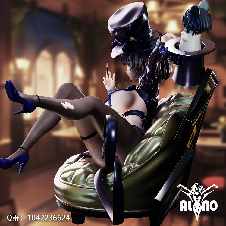 Azur Lane Erotic Magic Cheshire Cat 1/6 Statue (GK)-Alyno Studio Pre-sale