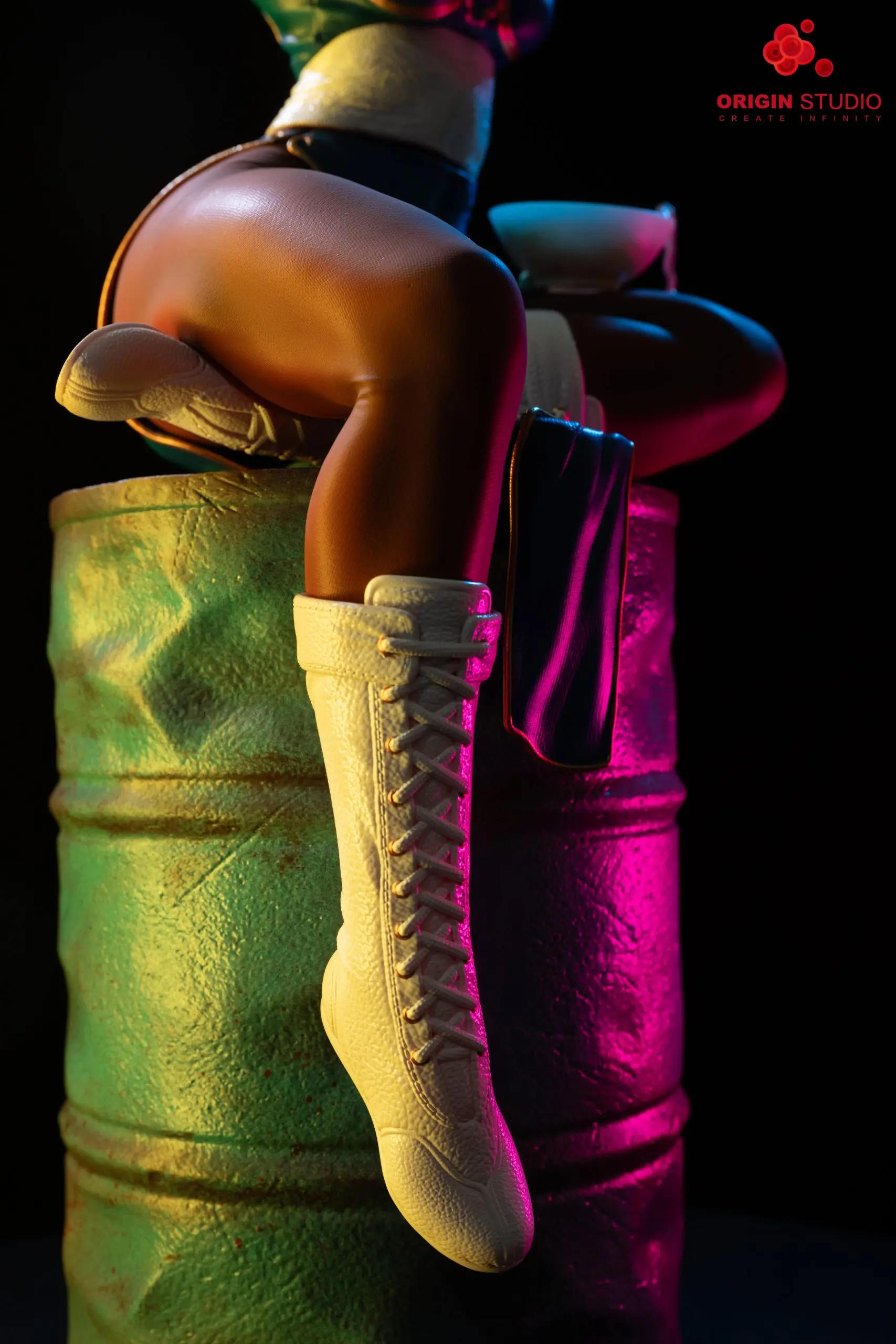 ORIGIN Studio - King of Fighters Light Statue of a Female Fighter Chun Statue(GK)