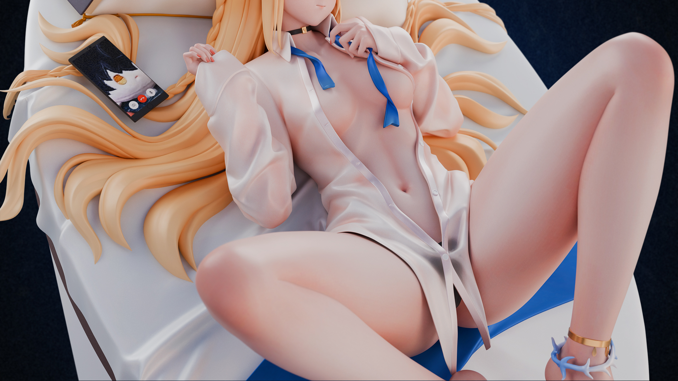 Wuthering Waves Cartethyia at Home Statue (GK)(Adult 18+)-Qian Ben Ying Gong Zao Studio 