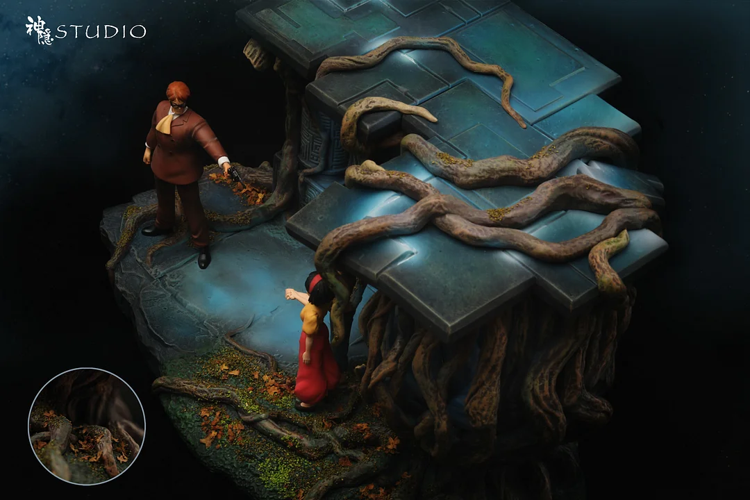 In stock - Rebirth of Balse Laputa with LED - Laputa: Castle in the Sky  Statue(GK) - ShenYin Studio -KWII-GK