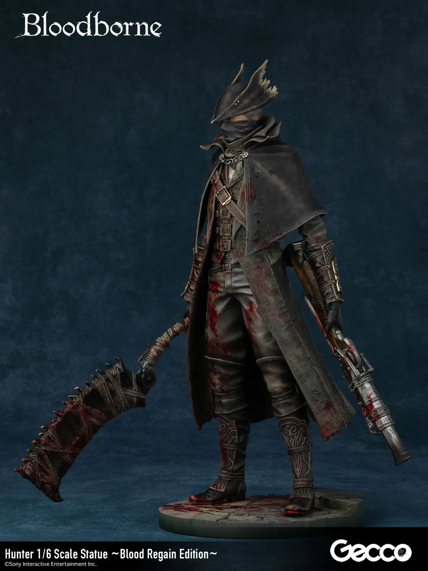Gecco Studio - Bloodborne Hunter  Blood Regain Edition (Licensed)   1/6 Scale Statue (GK) 