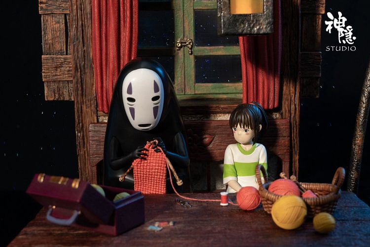  Spirited Away Silhouette Moment Series Spirited Away No-Face Man & Chihiro Ogino Statue(GK)Shen Yin Studio -KWII-GK