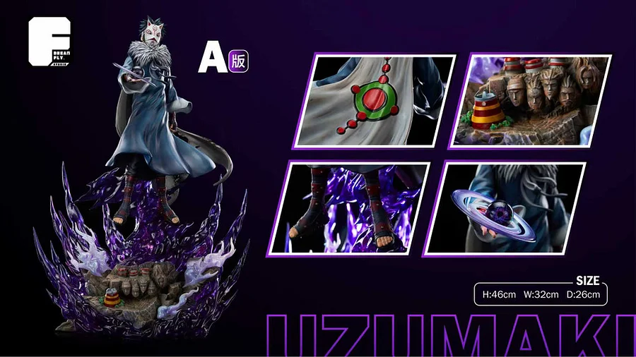 Dream Fly Studio - Uzumaki Menma with LED Statue