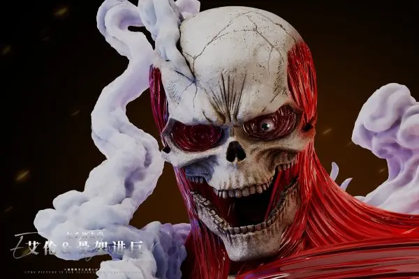 AZ Studio - Attack on Titan Where the Left Hand Goes: Eren & Skeleton Attack Titan Statue(GK)