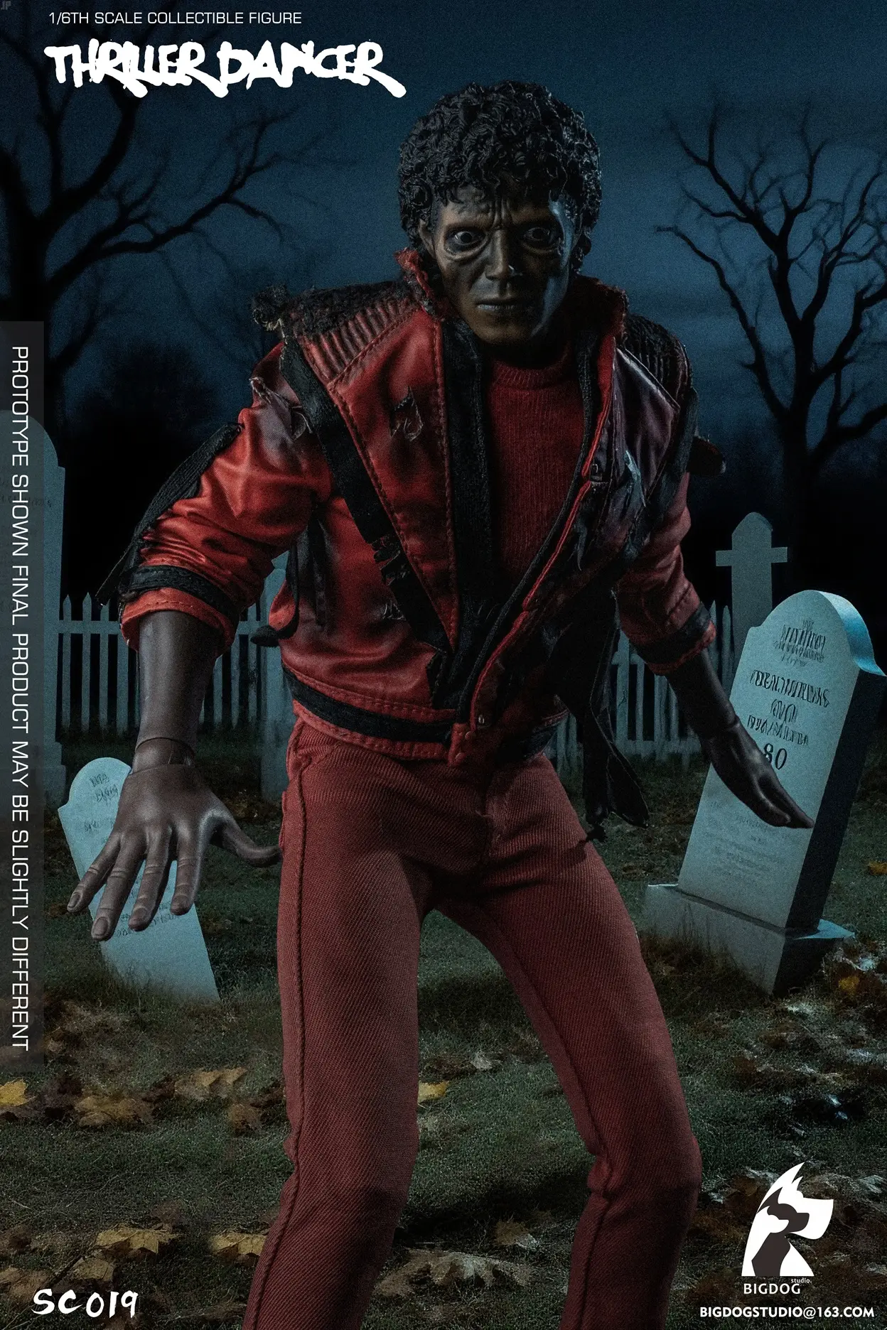 BIGDOG Studio - Michael JacksonThriller dancer Single version 1/6 Mobile Collection Soldier NOSC018 NOSC019 Statue(GK)