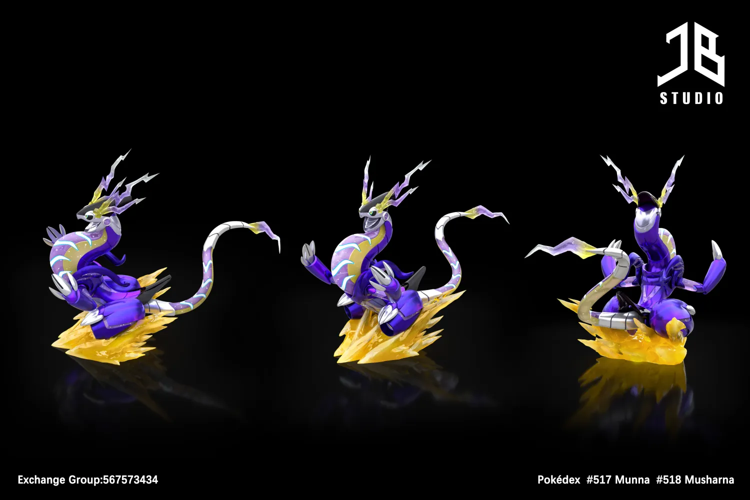 JB Studio - Pokemon Pokedex Series #1008 Miraidon Statue