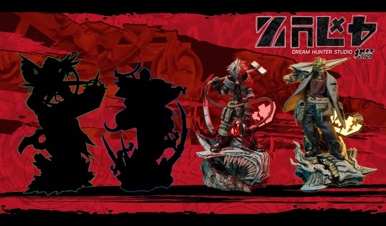 Gachiakuta Rudo Surebrec & Enjin Statue(GK) -Dream Hunter Studio