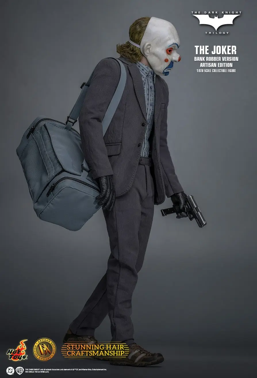Hottoys - The Dark Knight Trilogy The Joker (Bank Robber Version) 1/6th scale Collectible Figure DX50 (Licensed)Action Figure