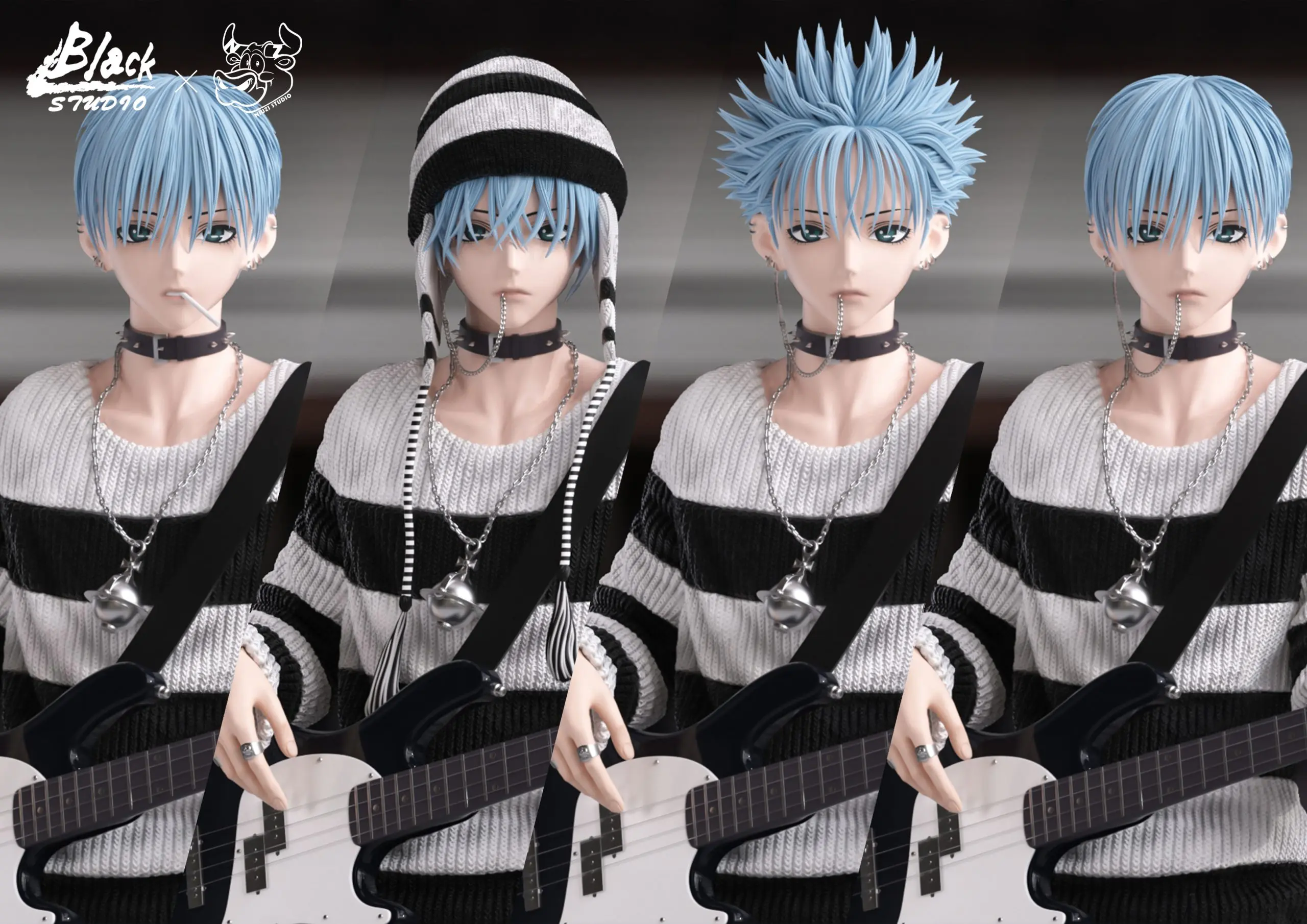 NIUZI Studio & BLACK Studio - NaNa Shinichi Okazaki 2.0 Statue(GK)