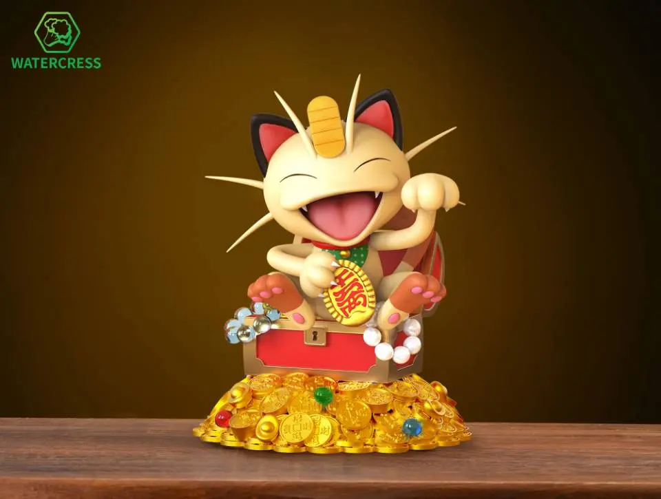 Watercress Studio - Pokemon Lucky Meowth Statue(GK)
