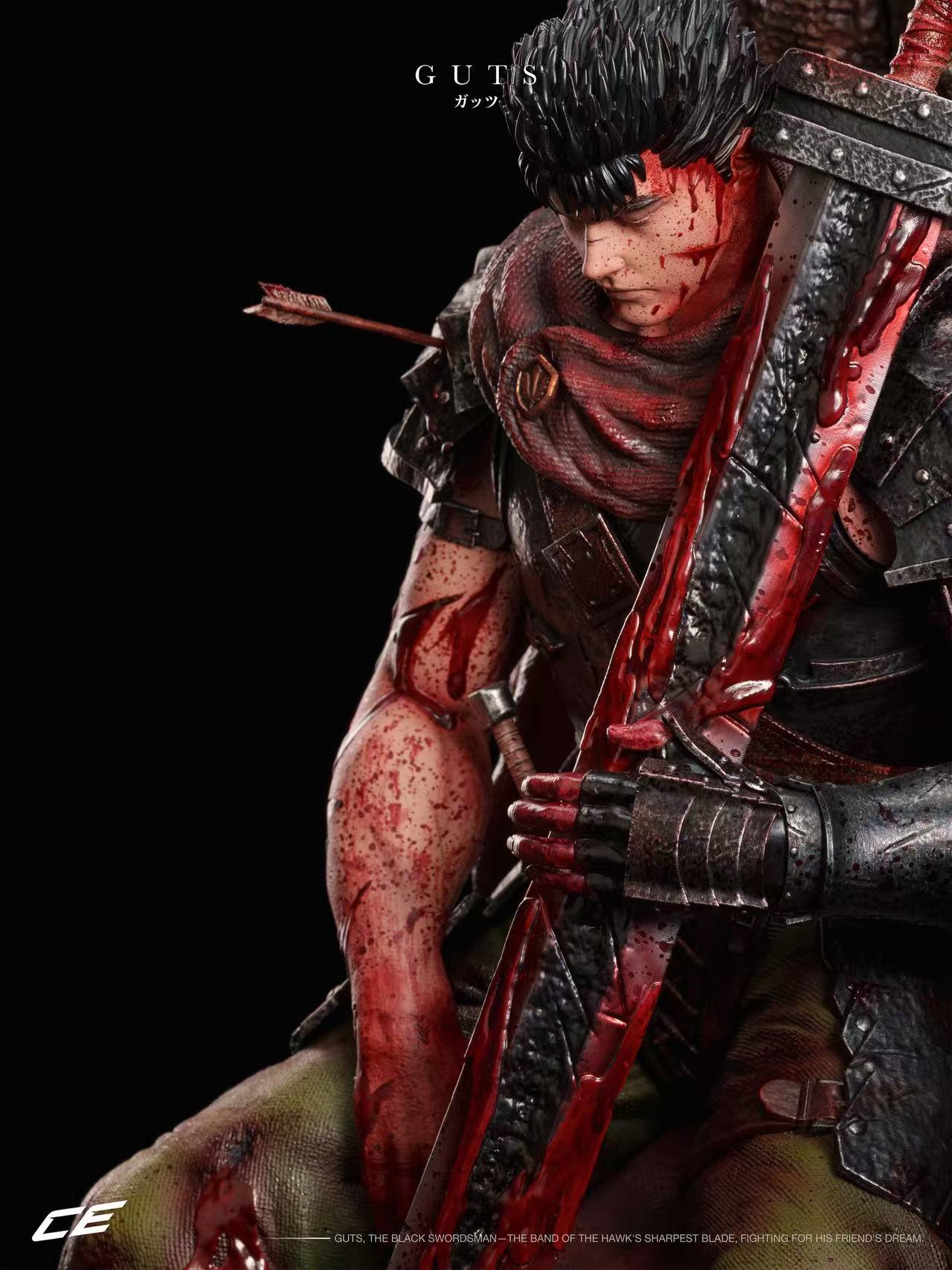 CE Studio Guts Leaning Against Tree Berserk Statue