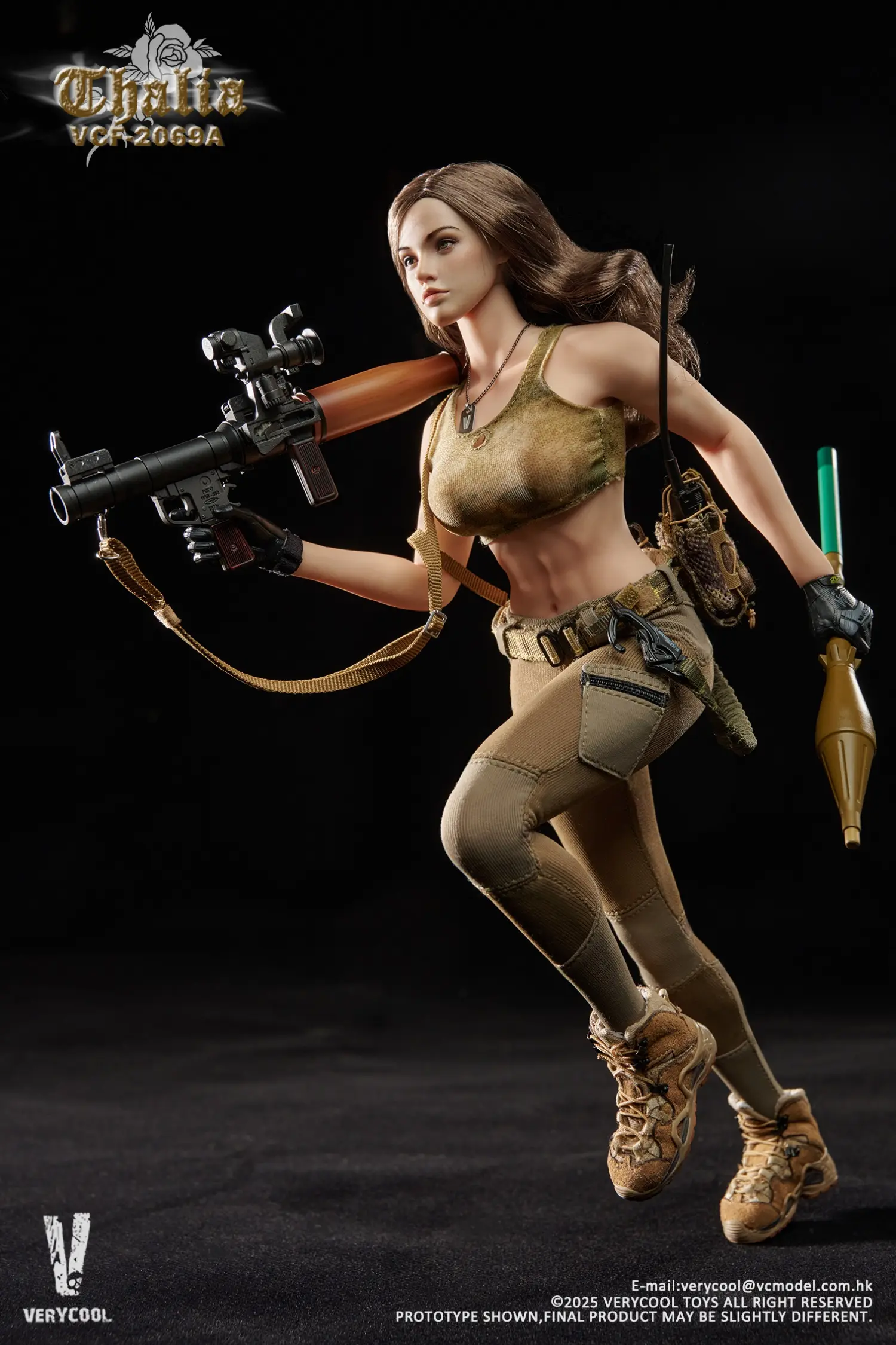 VERYCOOL -VCF-2069 Desert female soldier -Thalia (Licensed) 1/6 Scale Action Figure 