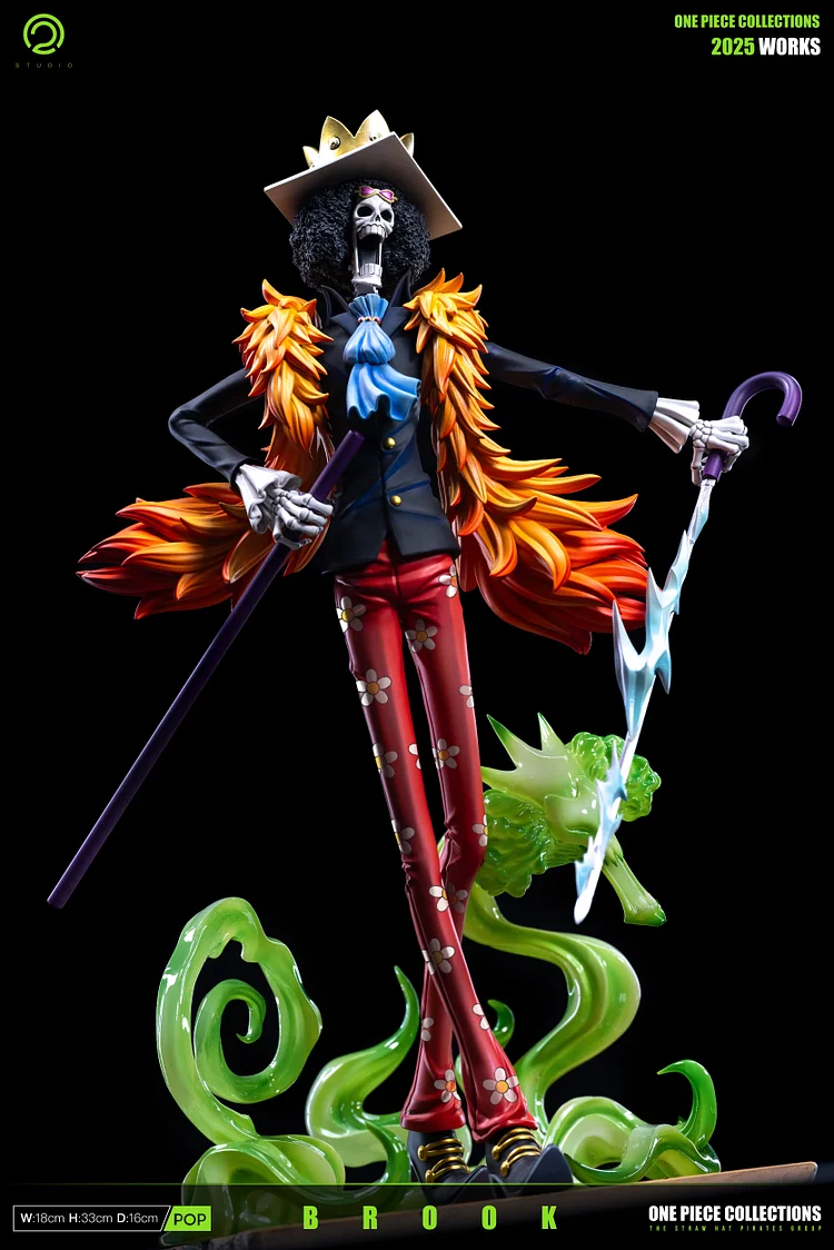 One Piece Straw Hat Pirates #5 Brook POP Statue (GK) Figure-C2 Studio Pre-sale