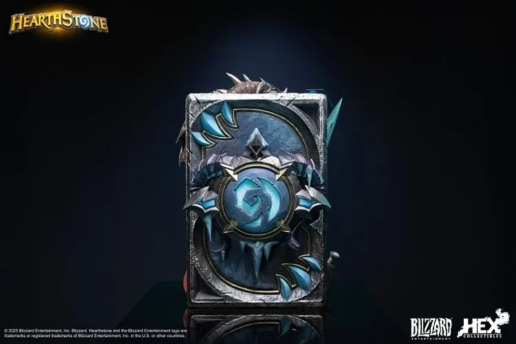 Blizzard Official Licensed Hearthstone Lich King Card Art Statue HEXFRAME04 (Licensed) Statue(GK)-HEX Collectibles Pre-sale-KWII-GK