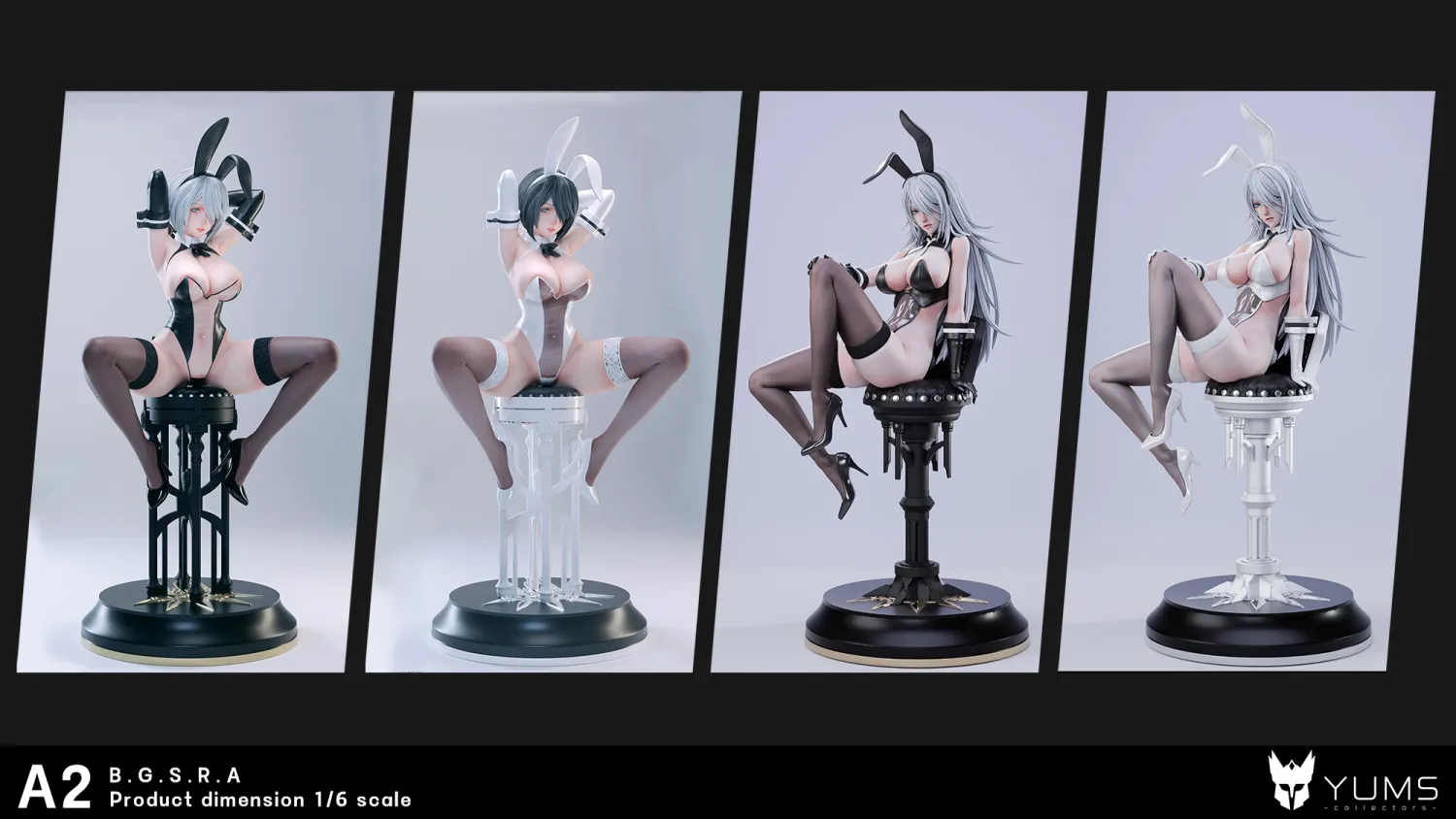 NieR:Automata YoRHa Bunny Girl A2 Statue(GK)-YUMS-Collectors Studio