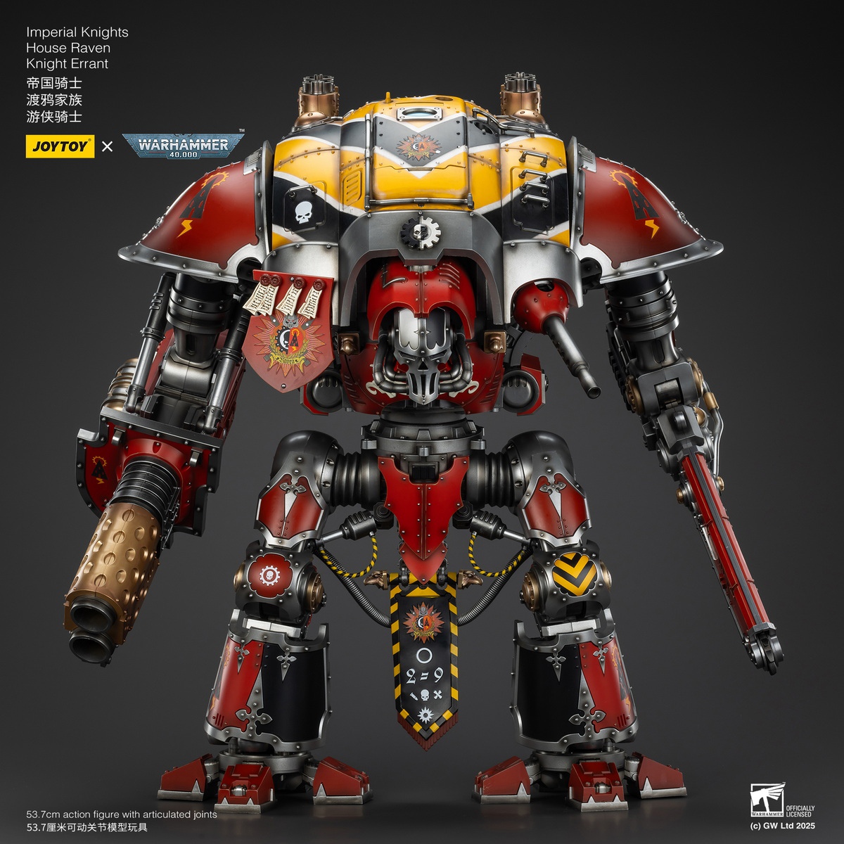 Ultramarines Relic Secundus Armour & Imperial Knights House Raven Knight Errant JT01536 JT9305 (Licensed) Statue(GK) - JOYTOY-KWII-GK