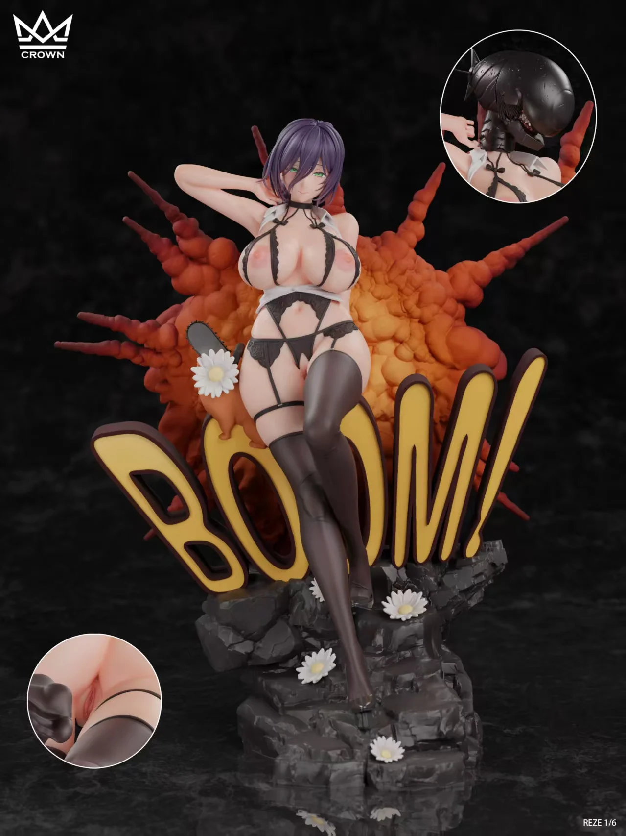 CROWN Studio -Chainsaw Man Reze  Statue