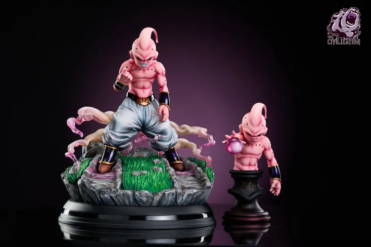  DRAGON BALL-Majin Buu with LED 1/4 & 1/6  Statue GK-Civilization Studio Pre-sale