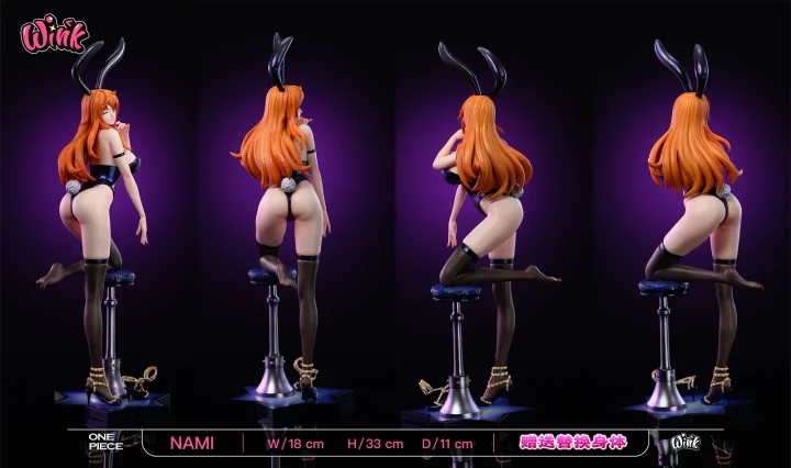 In stock-ONE PIECE - Bunny Girl Ver Nami Statue(GK) (Adult 18+) -Wink Studio
