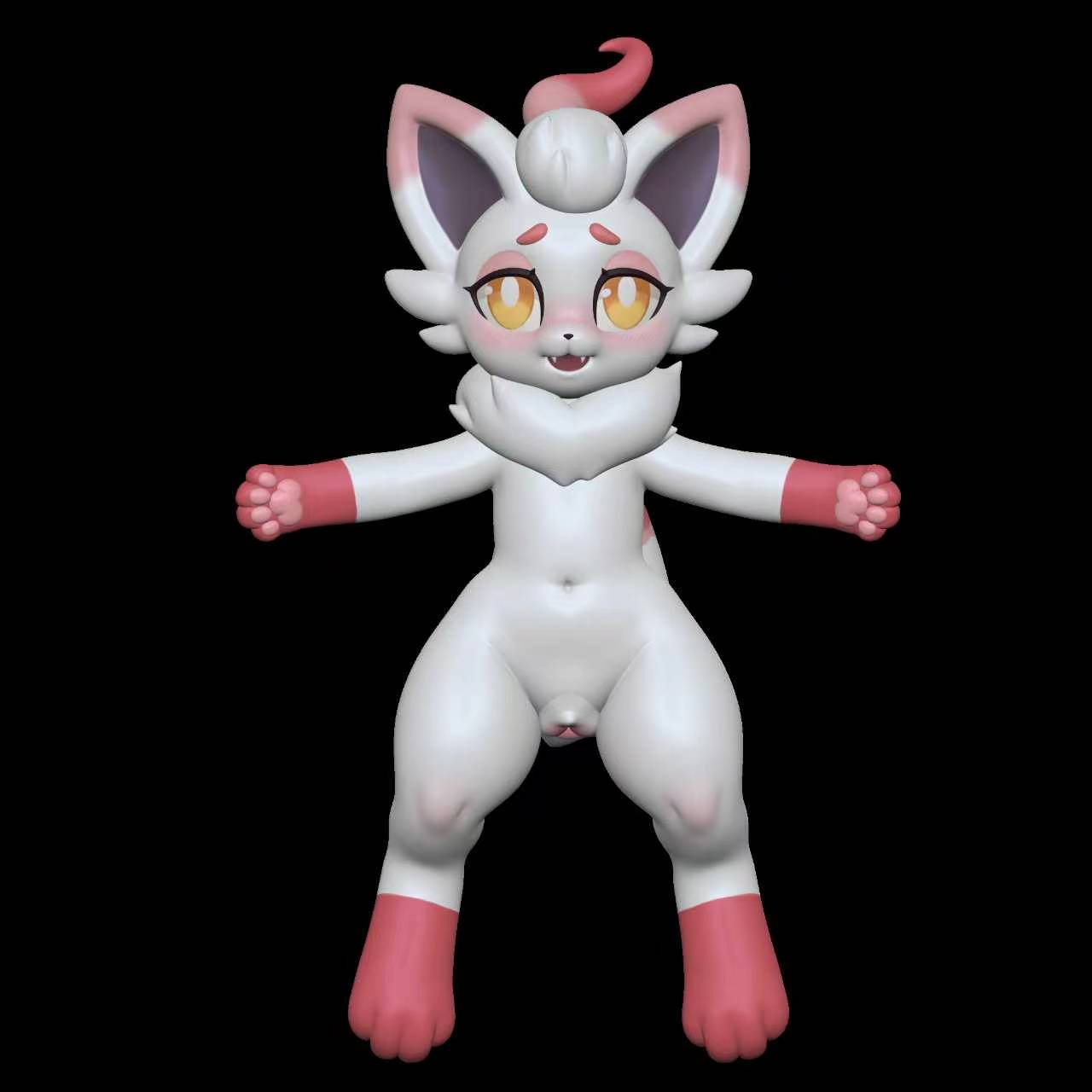 Spirit Demon Studio Zorua X Hisuian Zorua Doll Pokémon
