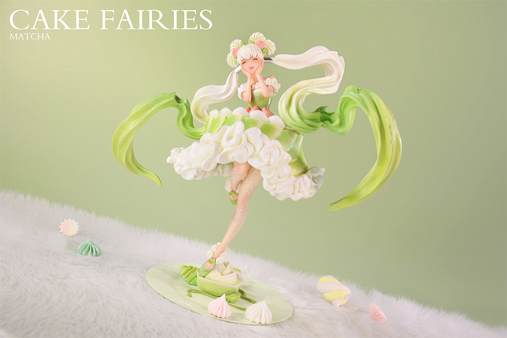 Cake Fairies Strawberry & Matcha (Licensed) Statue(GK)-WeArtDoing Studio