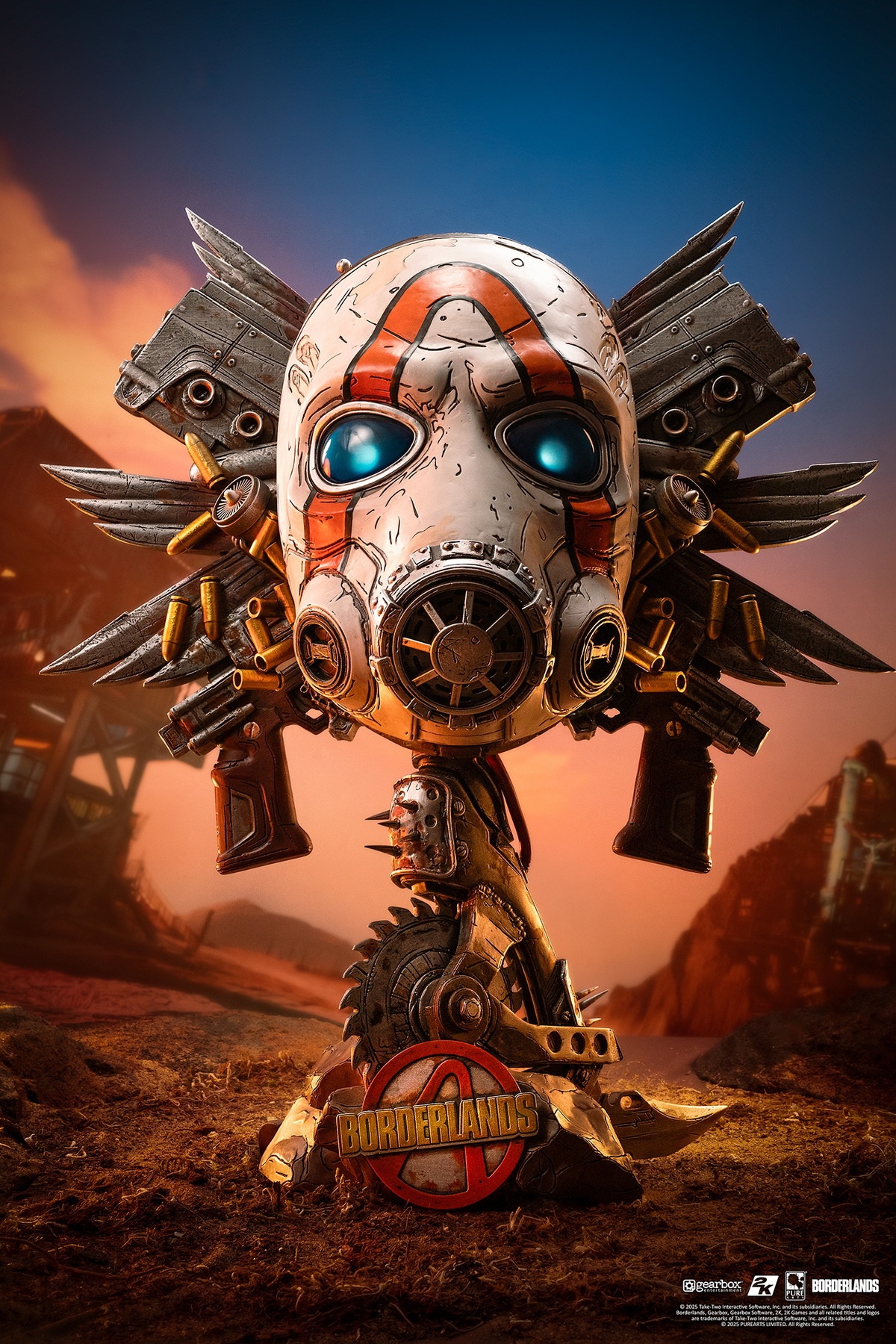 Borderlands Psycho Bandit Art Mask Statue(GK) -PureArts Studio 