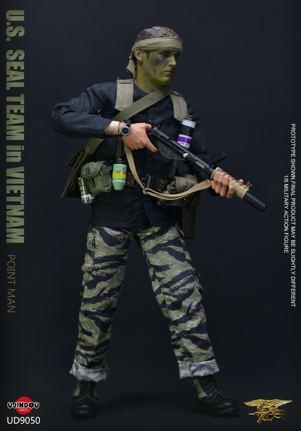  US  SEAL TEAM in Vietnam-POINT MAN UD9050 (Licensed) 1/6 Statue (GK)- UJINDOU