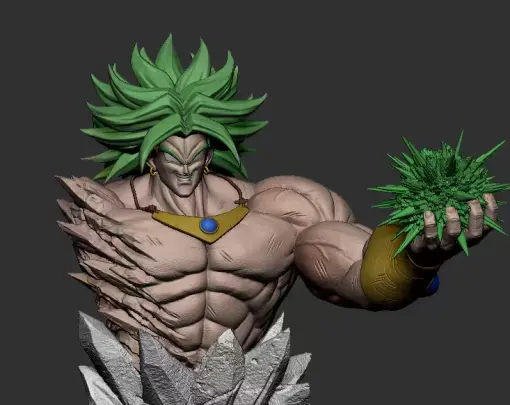 YISHOU Studio - Dragon Ball Throne Broly Statue