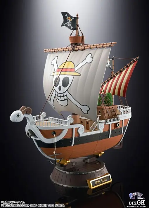 BANDAI SPIRITS - Chogokin Going Merry - ONE PIECE Anime 25th Anniversary Memorial edition- "ONE PIECE" Statue (Licensed)