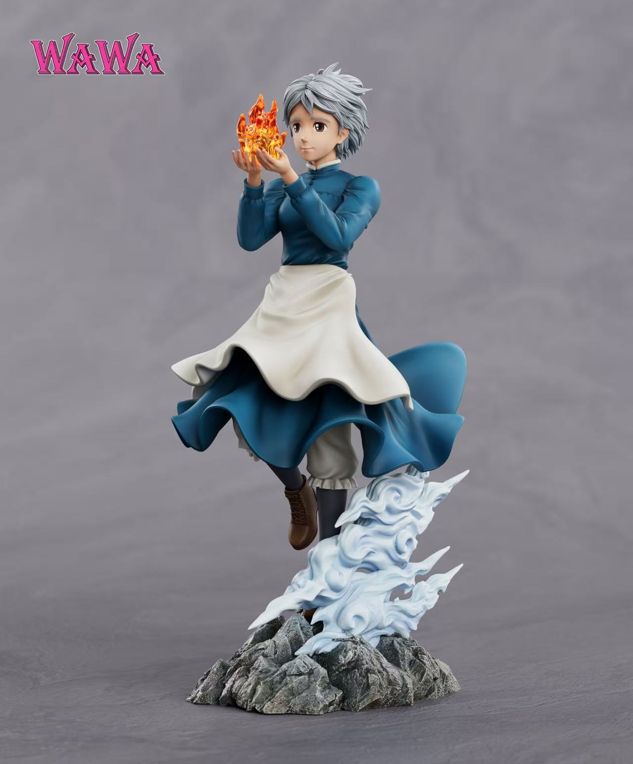 wawa studio Howl's Moving Castle: Sophie Calcifer statue