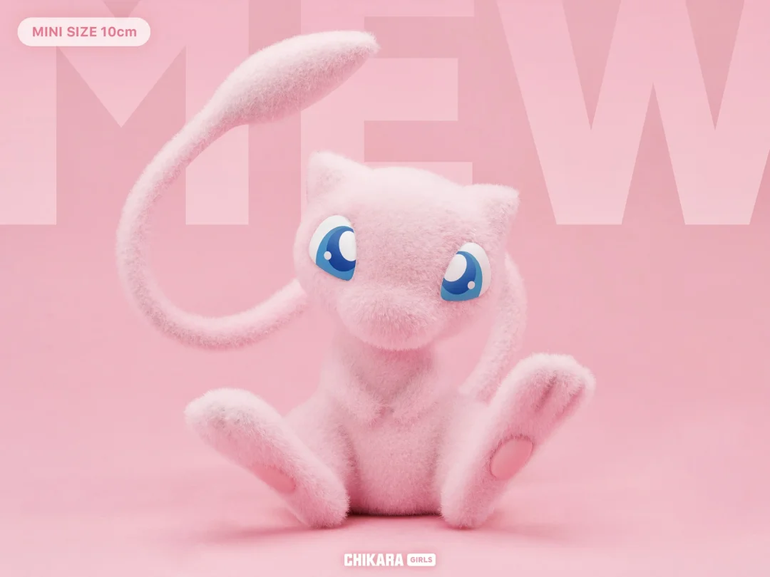 Pokemon Desktop Series Mew Statue(GK) -CHIKARA GIRLS Studio 