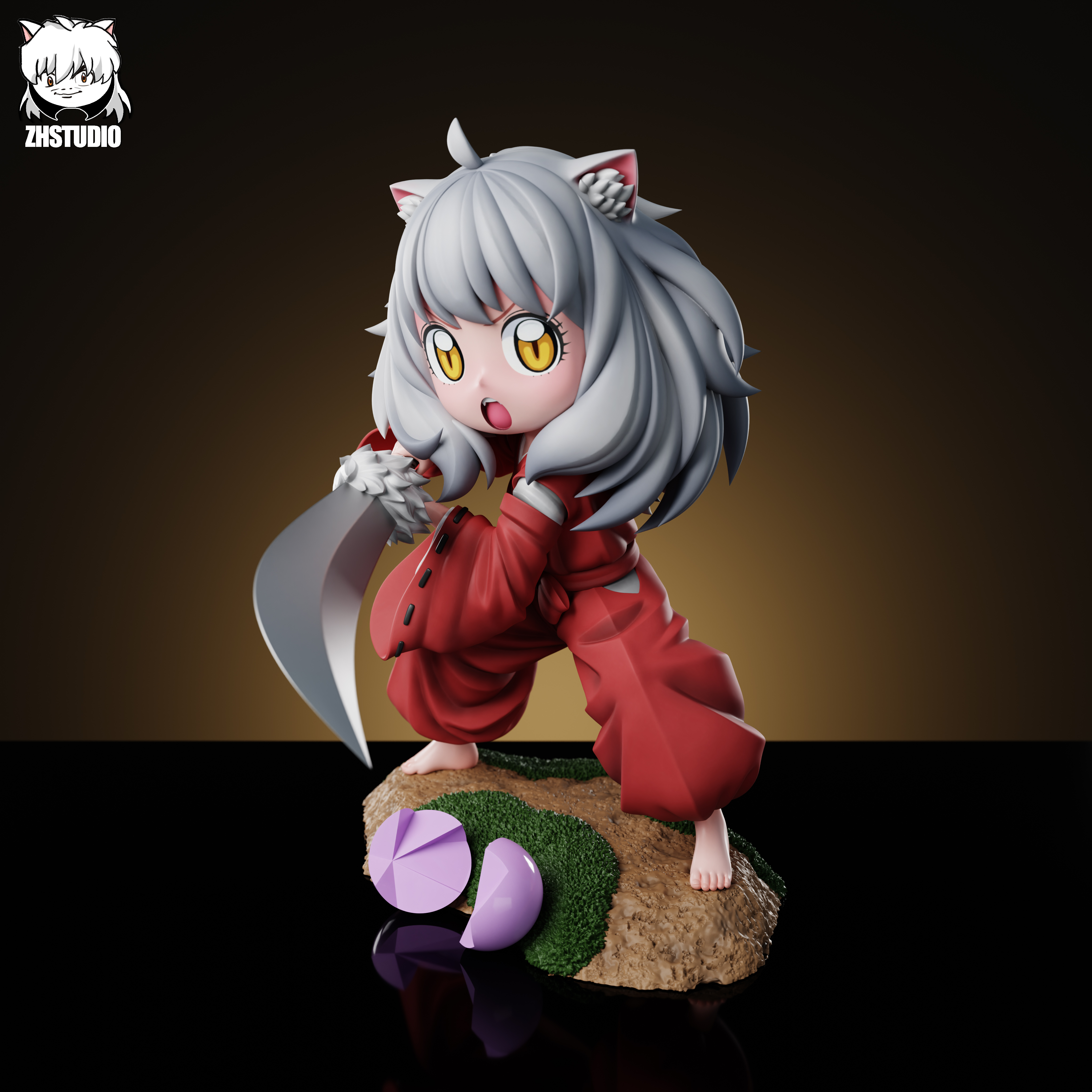 SPYXFAMILY Anya Cos Inuyasha Statue(GK) -ZH Studio  