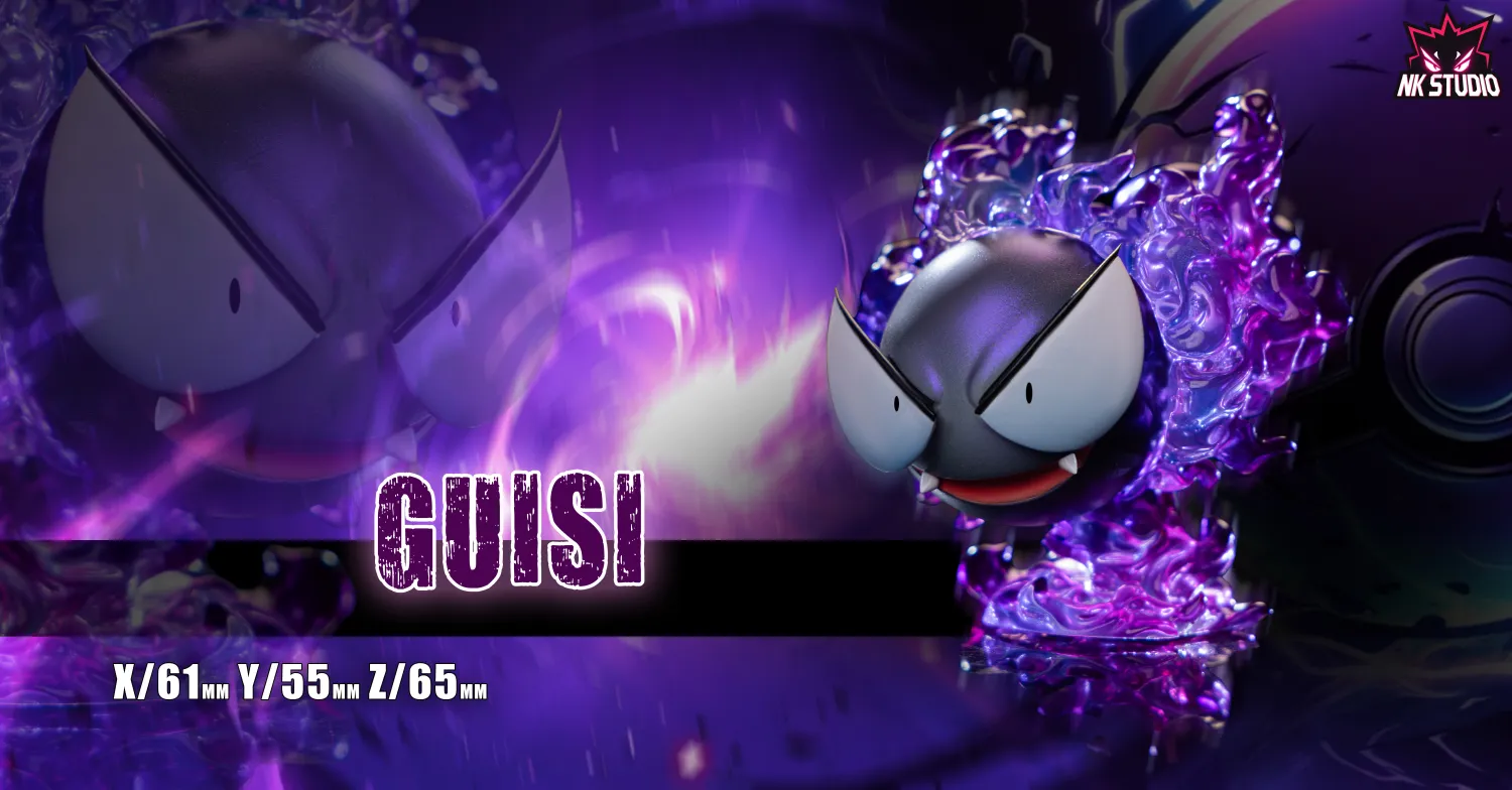 NK Studio - Pokemon Gengar Evolution Group Statue
