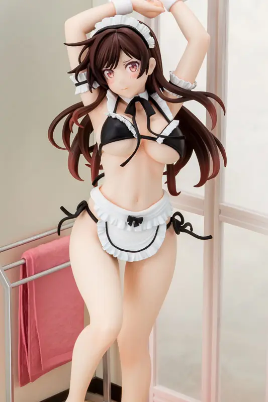 HAKOIRI MUSUME - Rent-A-Girlfriend Chizuru Mizuhara Maid Bikini ni Okigae Figure 1/6 Complete Figure (Licensed)Statue