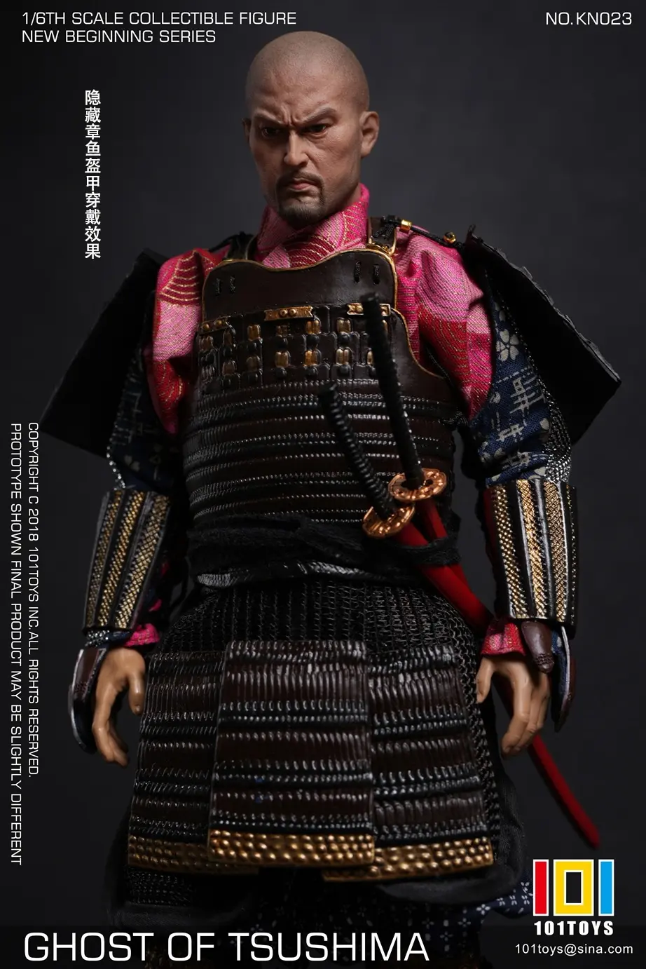 101toys - 1/6 NO KN023 NEW BEGINNER SERIES GHOST OF TSUSHIMA SAMURAI TRIO SET (Licensed) Statue(GK)