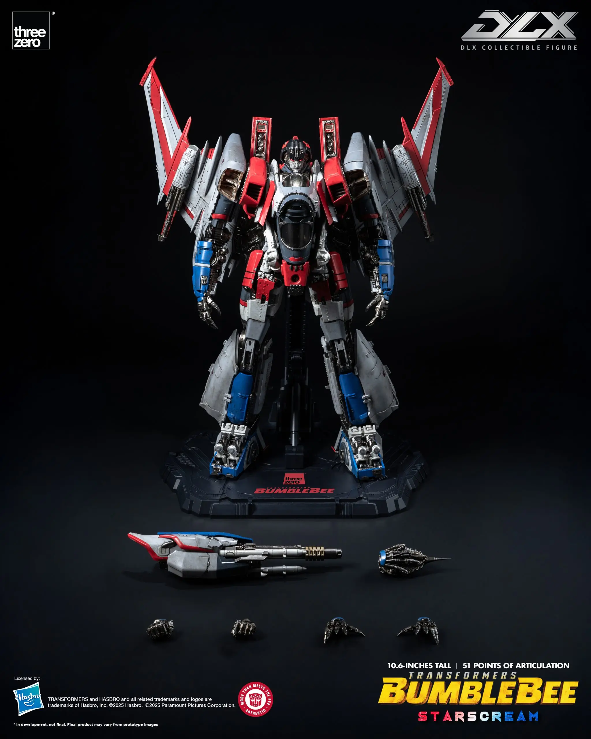 Threezero - Transformers: Bumblebee DLX Starscream 3Z09430W0 (Licensed) Statue