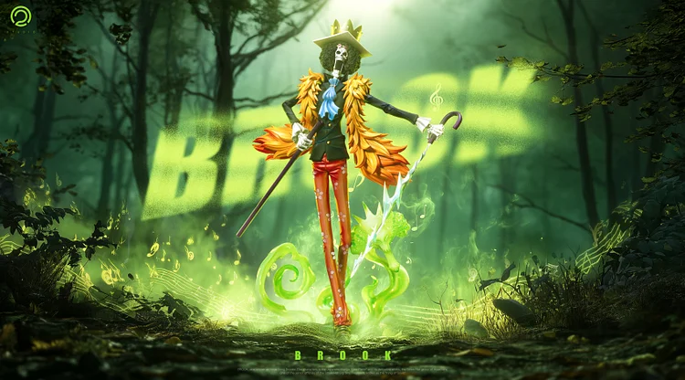 One Piece Straw Hat Pirates #5 Brook POP Statue (GK) Figure-C2 Studio Pre-sale