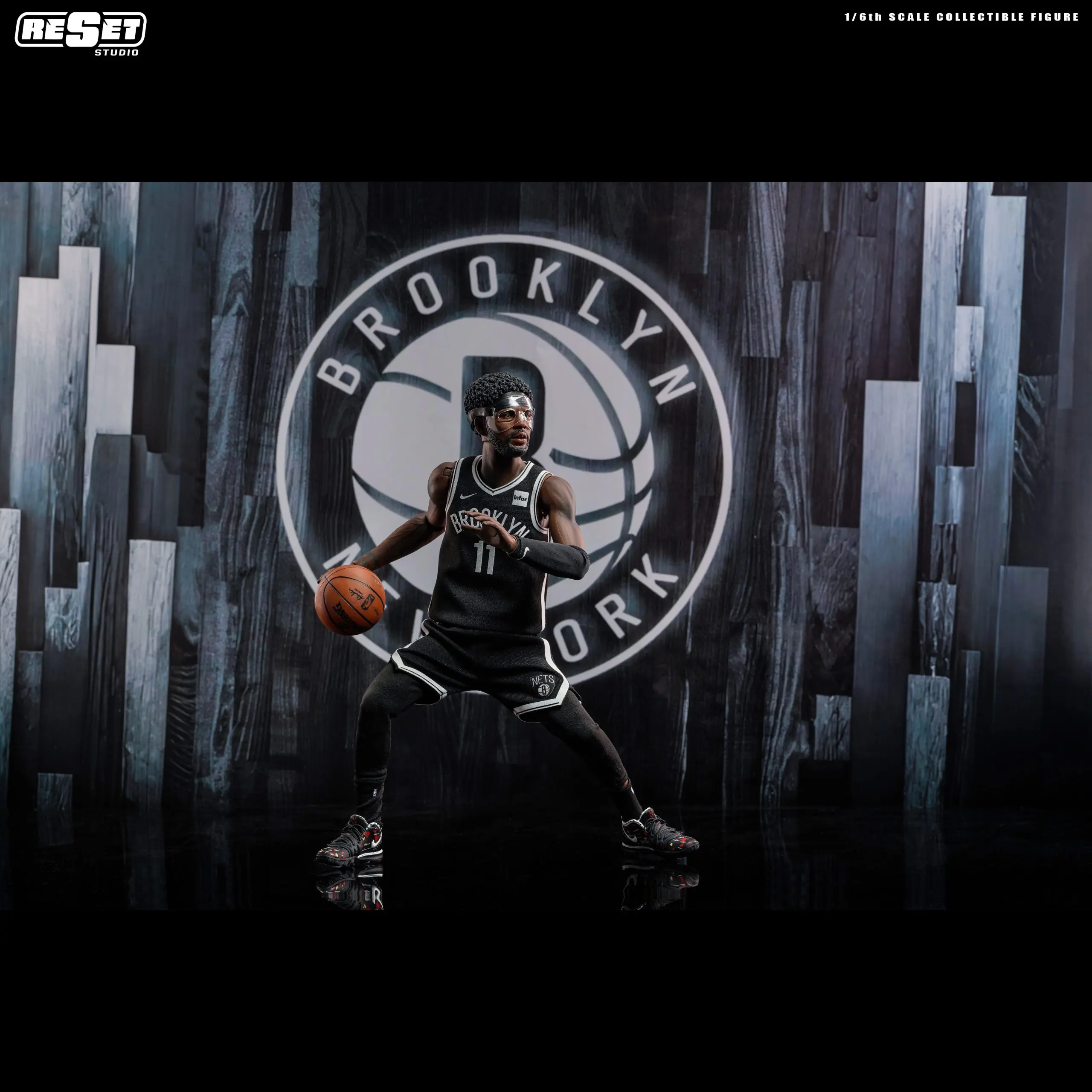 Reset Studio - NBA Nets Masked Kyrie Irving 1/6 Collectible Action Figure
