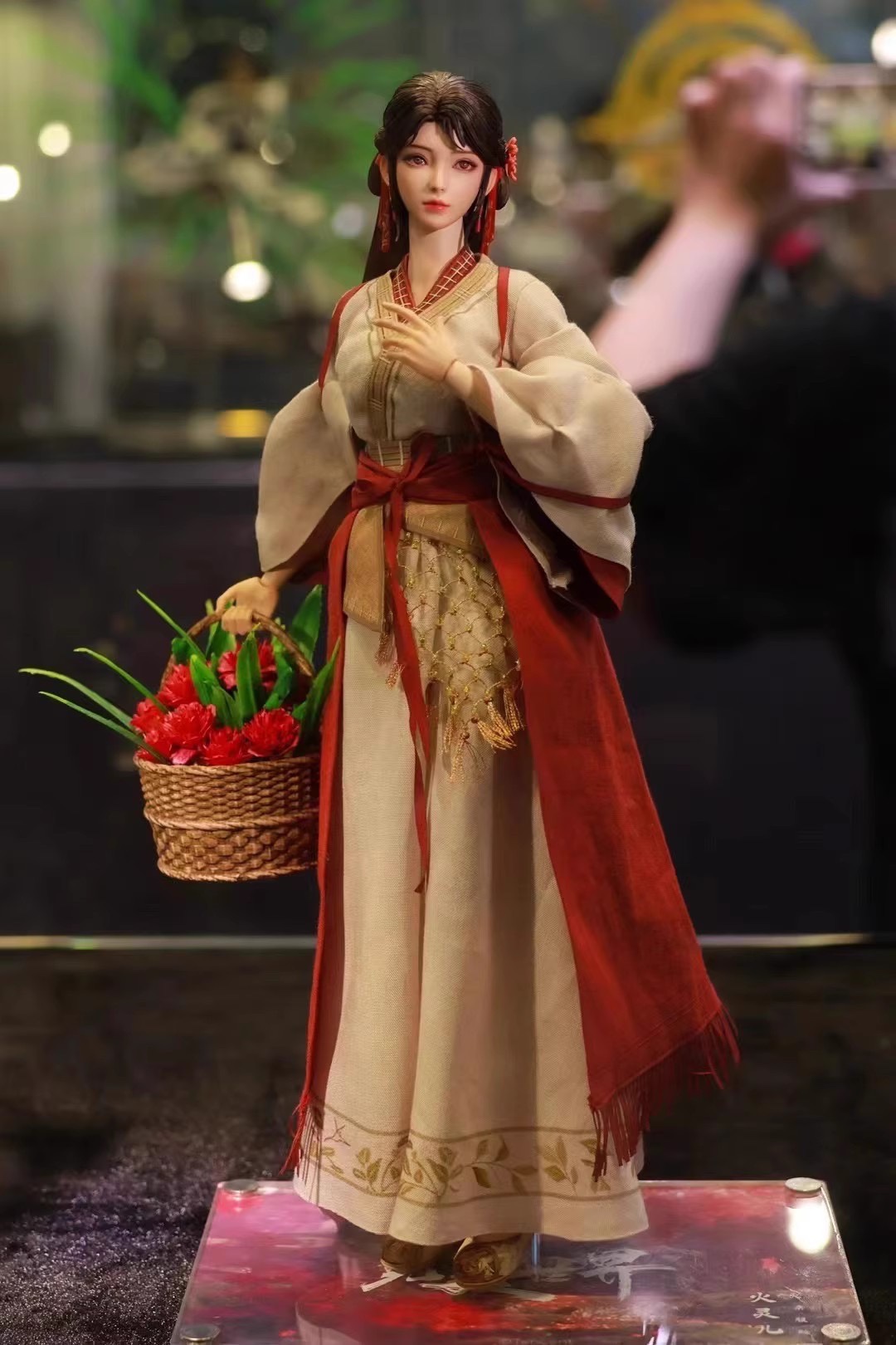 Pre sale of Langzhou 1/6 genuine Perfect World Mulberry Picking Female Fire Linger Mobile Doll Handmade-KWII-GK