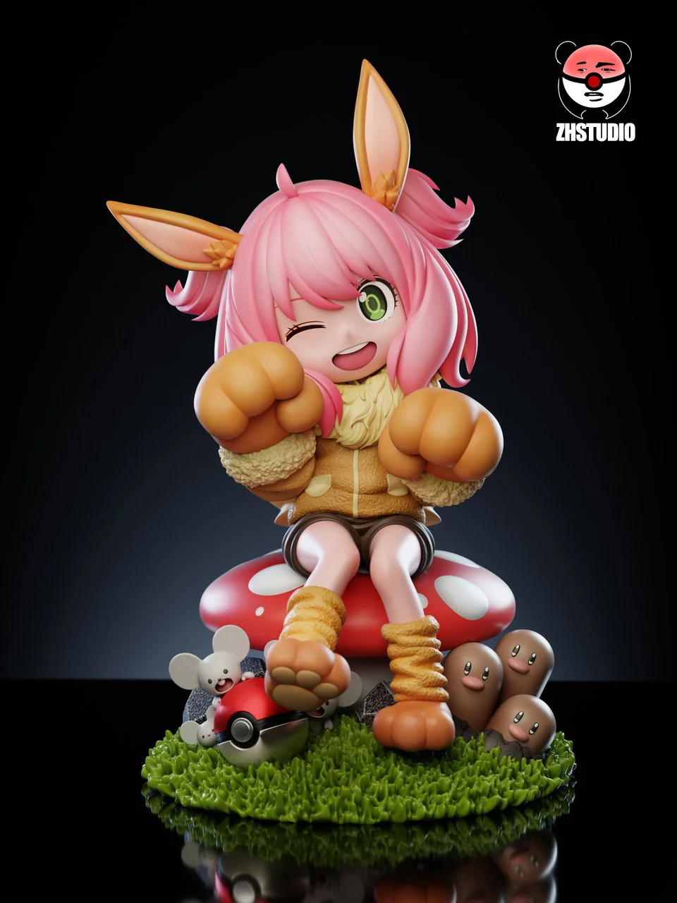ZH Studio - Anya Forger COS Eevee Spy x Family Statue