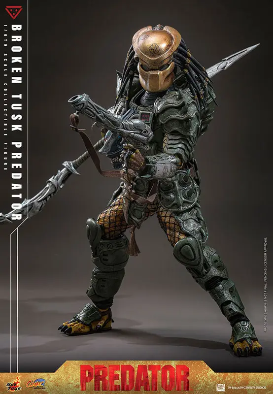 HOTTOYS - Comic Masterpiece Predator 1/6 Broken Tusk Predator CMS029 (Licensed)Statue 