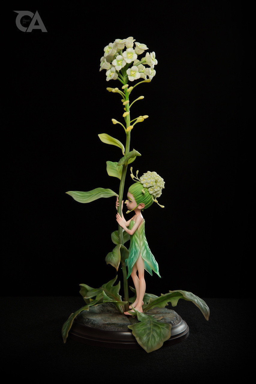 Shepherds Purse flower Fairy 1/1 Statue (GK)- Orange Art Studio